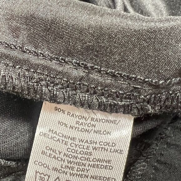 Loft Pants Womens Size 8 Black Skinny Rayon Blended Pockets Business Pockets - Picture 11 of 12